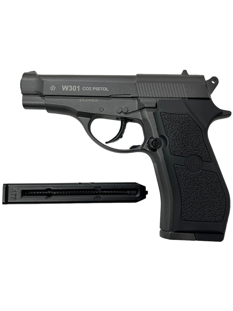imagem do produto Pistola De Pressão Airgun 4,5mm Wigun W301 CO2 Gás