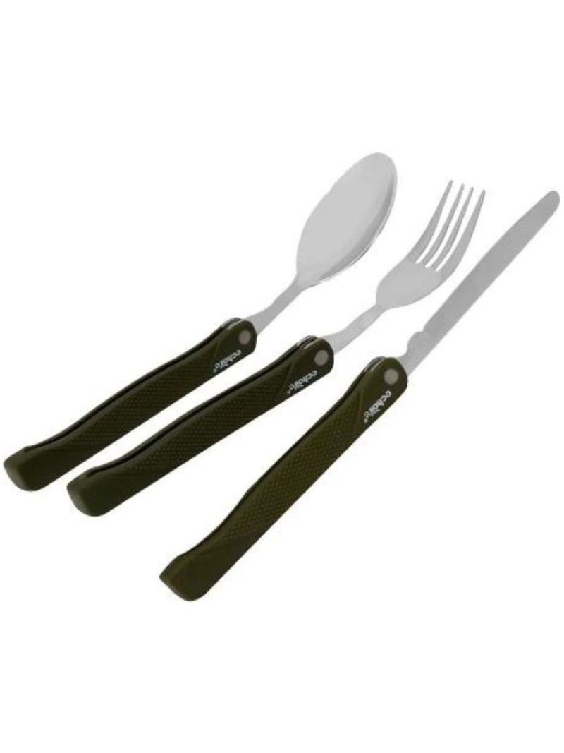 imagem do produto Conjunto Talheres Soldier Garfo Faca Colher Echolife Aço Inoxidável