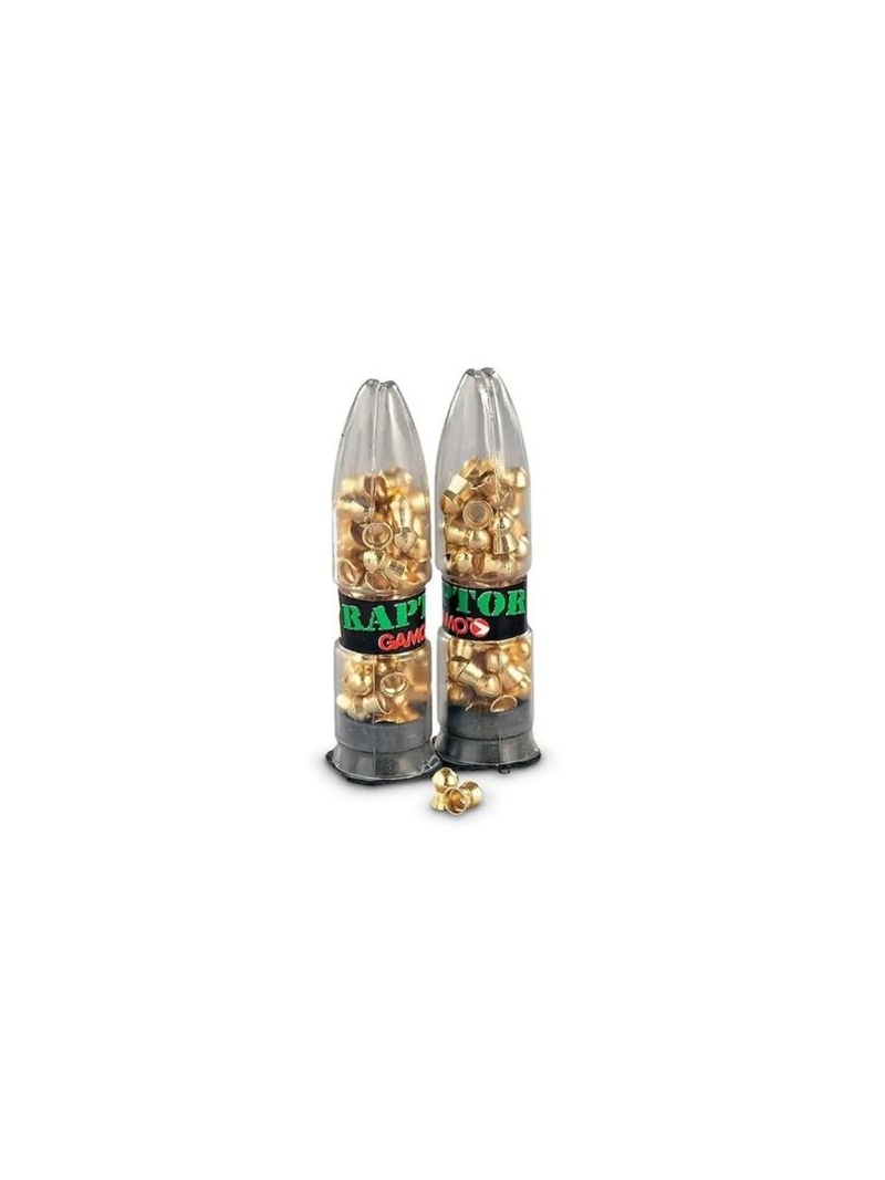imagem do produto Chumbinho 5,5mm 50un Raptor Power Pellets Gold Gamo
