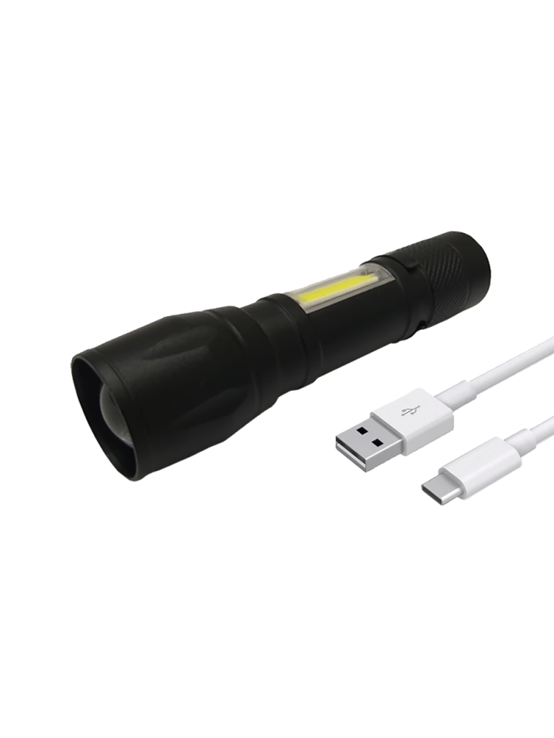 imagem do produto Lanterna Led Tática Compacta USB Charge
