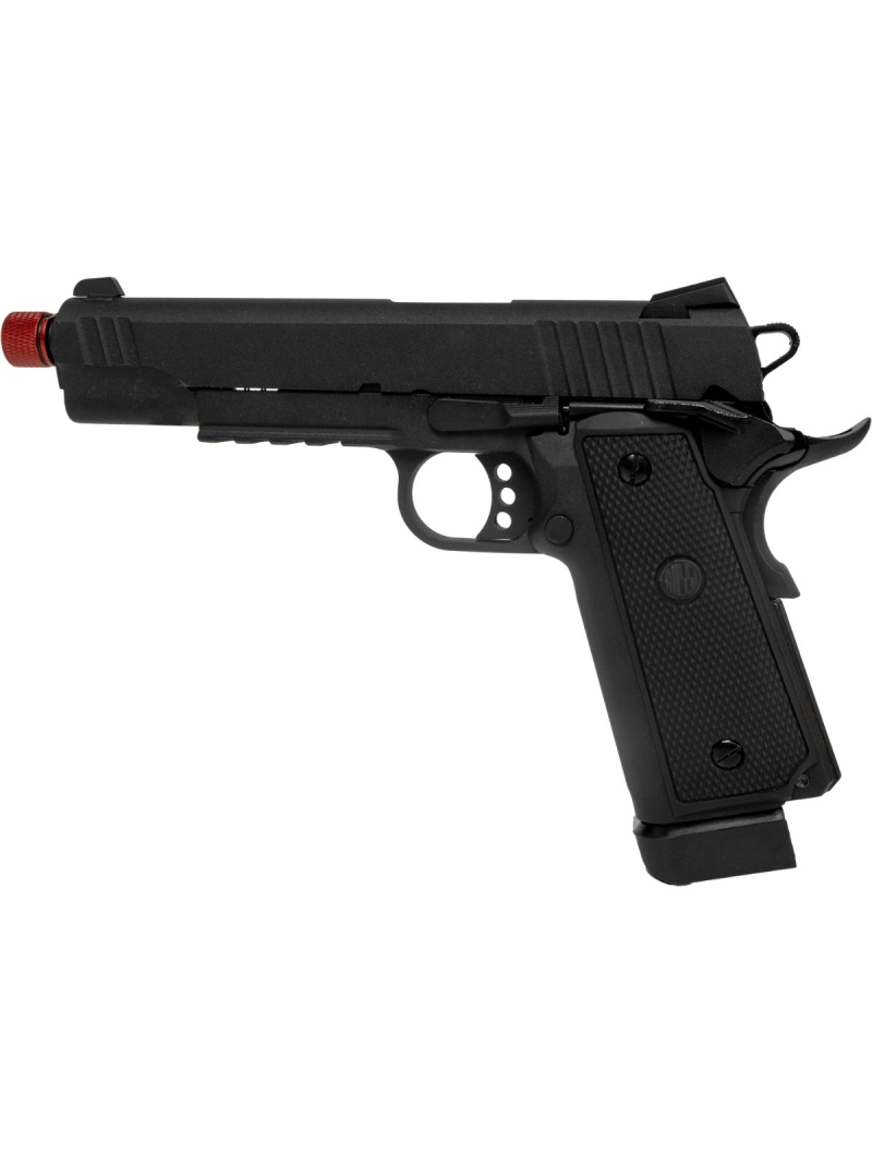 imagem do produto Pistola Airsoft 1911 Hi-Cap Black Ops 6mm Green Gás Blowback Rossi