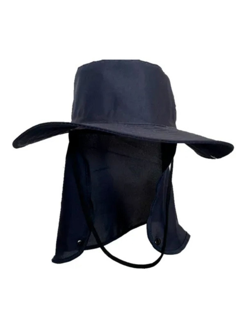 imagem do produto Chapéu Pescador C/Aba Proteção Nuca Pescoço Preto