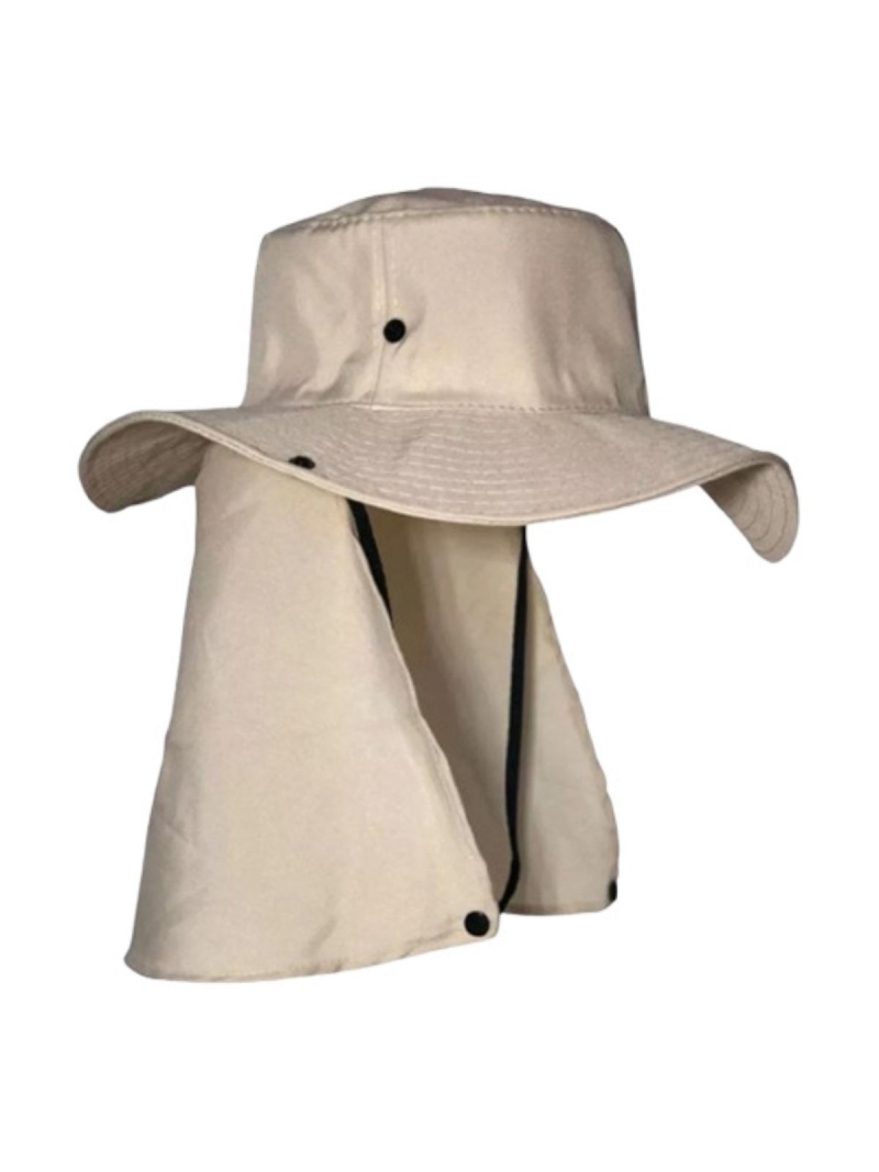 imagem do produto Chapéu Pescador C/Aba Proteção Nuca Pescoço Bege