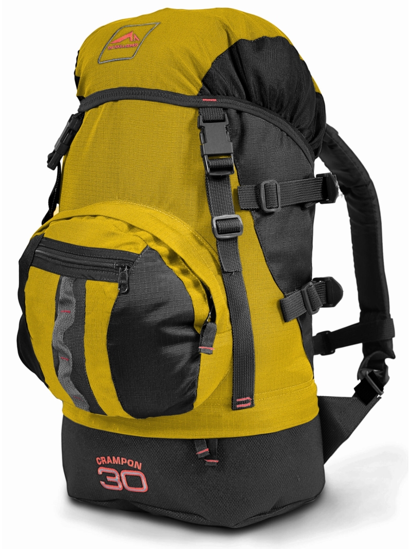 imagem do produto Mochila 30L Crampon Amarelo Com Preto Trilhas e Rumos