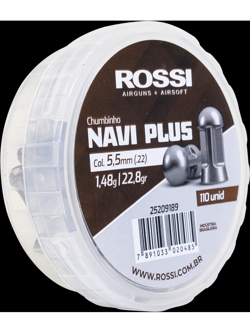 imagem do produto Chumbinho 5,5mm 110un Navi Plus Rossi