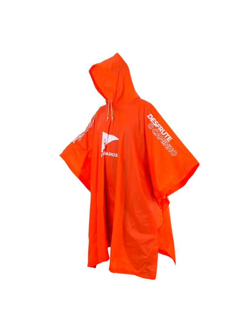 imagem do produto Poncho Lgnd Laranja com Capuz