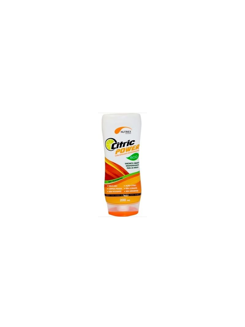 imagem do produto Sabonete Líquido Desengraxante Citric Power 200ml Nutriex Esfoliante