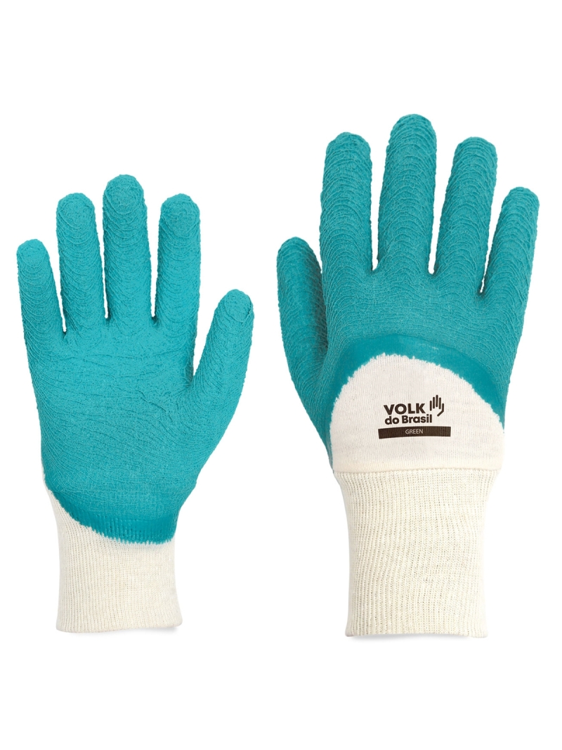 imagem do produto Luva Serviços Gerais Green Volk Látex Corrugado