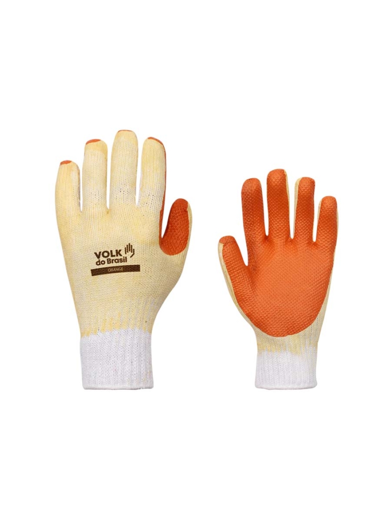 imagem do produto Luva De Segurança Resistência Abrasiva e Térmica 250° Volk Laranja