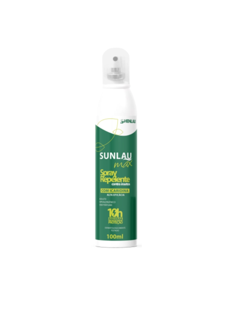 imagem do produto Repelente Spray Contra Insetos Sunlau MAX 100ml 10H De Proteção