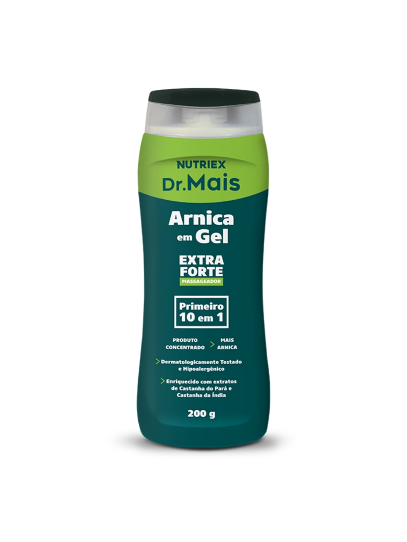 imagem do produto Gel Corporal Extra Forte 10 em 1 Arnica Dr.Mais Nutriex 200g